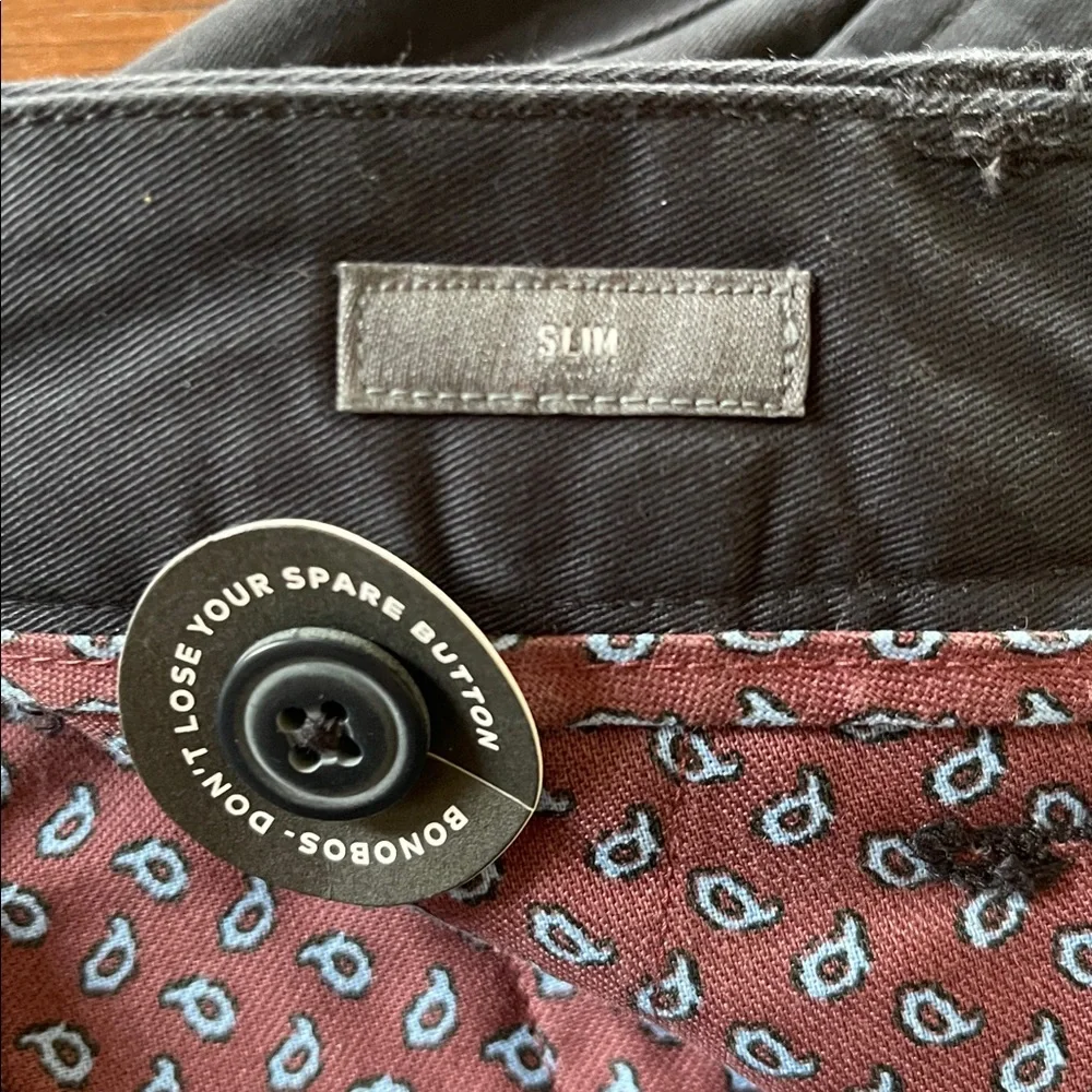 Bonobos Slim Stretched Wash Chinos - Navy - Picture 5 of 8